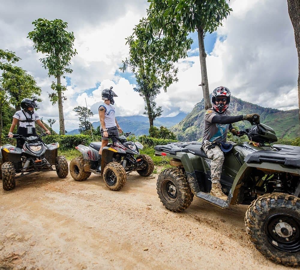 ATV ride at Flying Ravana Adventure Park