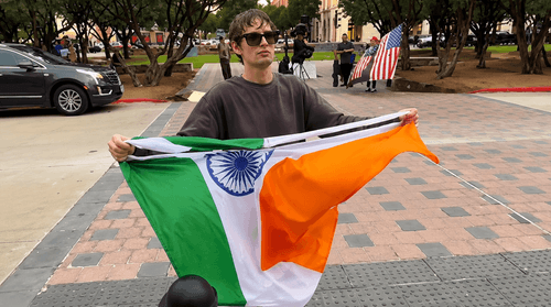 US Man Tears Indian Flag Outside Texas City Hall with Anti-India Chants, Social Media Hits Back: ‘Reveals the Person’s Mindset